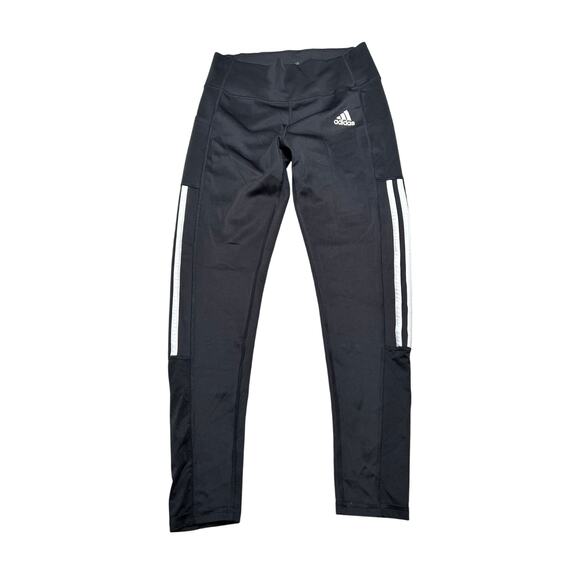 Adidas Black Primegreen Aeroready High Rise Pull On women Leggings Size Medium - Picture 3 of 12